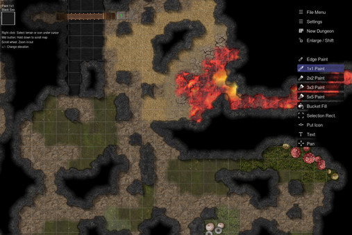 Игра Illwinter's Floorplan Generator, скриншот