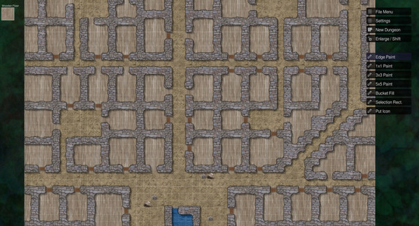 Игра Illwinter's Floorplan Generator, скриншот