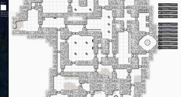 Игра Illwinter's Floorplan Generator, скриншот
