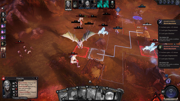 Игра Immortal Realms: Vampire Wars, скриншот