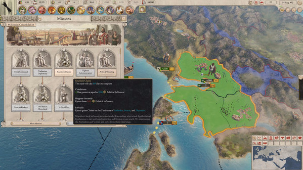 Игра Imperator: Rome - Epirus Content Pack, скриншот