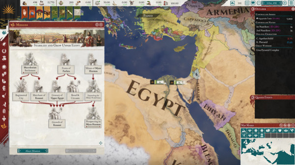Игра Imperator: Rome - Heirs of Alexander Content Pack, скриншот