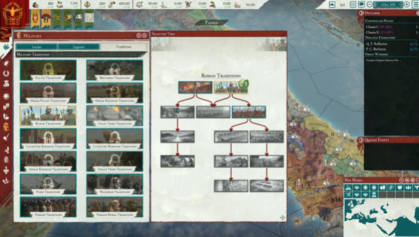 Игра Imperator: Rome, скриншот