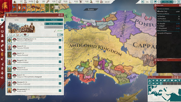 Игра Imperator: Rome, скриншот
