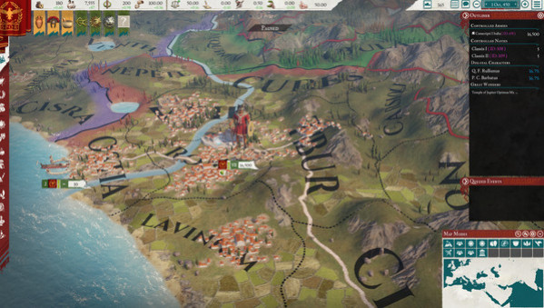 Игра Imperator: Rome, скриншот