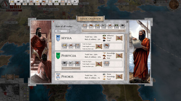 Игра Imperiums: Greek Wars, скриншот