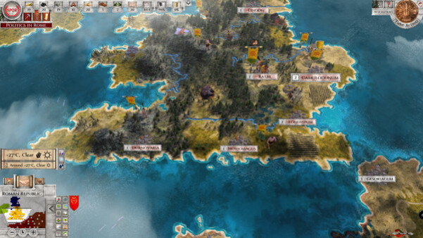 Игра Imperiums: Rise of Caesar, скриншот