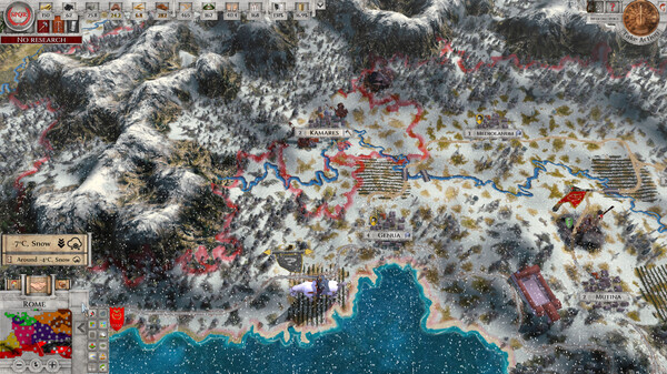 Игра Imperiums: Rise of Caesar, скриншот