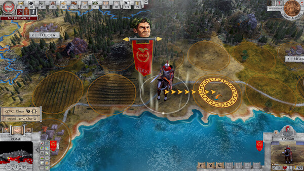 Игра Imperiums: Rise of Caesar, скриншот