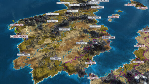 Игра Imperiums: Rome vs Carthage, скриншот