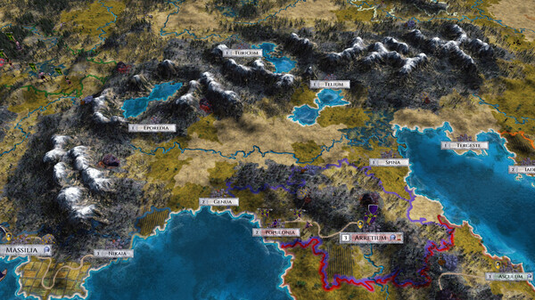 Игра Imperiums: Rome vs Carthage, скриншот
