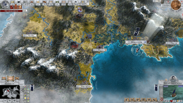 Игра Imperiums: Rome vs Carthage, скриншот