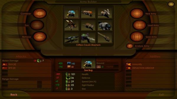 Игра Impossible Creatures, скриншот