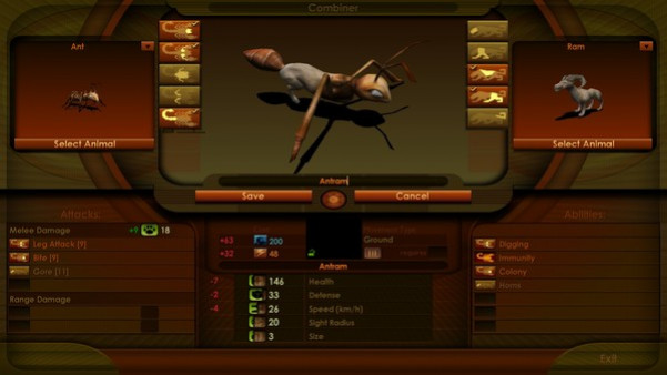 Игра Impossible Creatures, скриншот