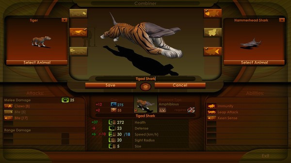 Игра Impossible Creatures, скриншот