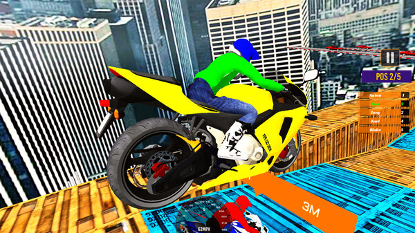 Игра Impossible Moto Sim, скриншот