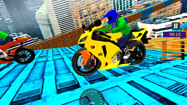 Игра Impossible Moto Sim, скриншот