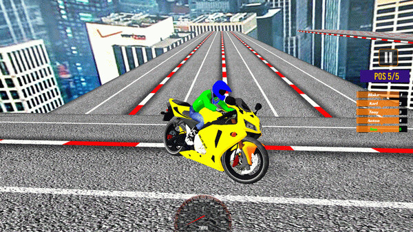 Игра Impossible Moto Sim, скриншот
