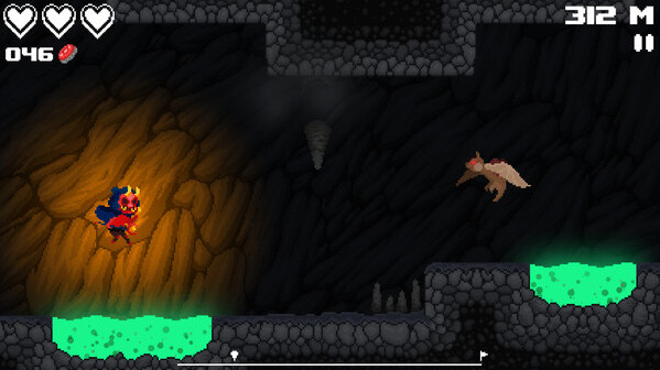 Игра Incaved Runner, скриншот
