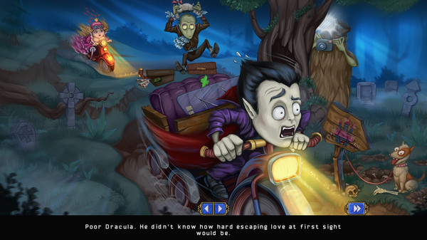 Игра Incredible Dracula: Chasing Love Collector's Edition, скриншот