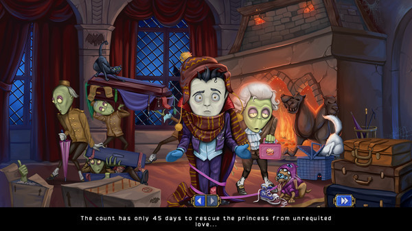 Игра Incredible Dracula: Chasing Love Collector's Edition, скриншот