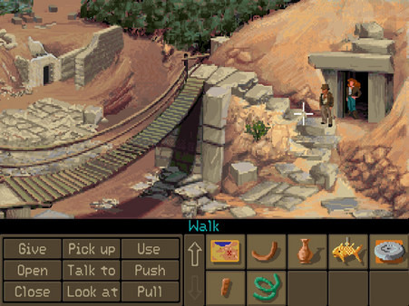 Игра Indiana Jones and the Fate of Atlantis, скриншот