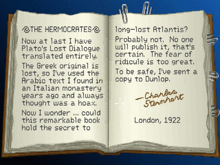 Игра Indiana Jones and the Fate of Atlantis, скриншот