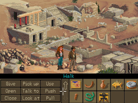 Игра Indiana Jones and the Fate of Atlantis, скриншот