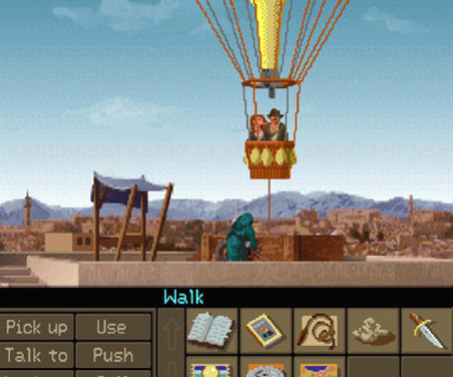 Игра Indiana Jones and the Fate of Atlantis, скриншот