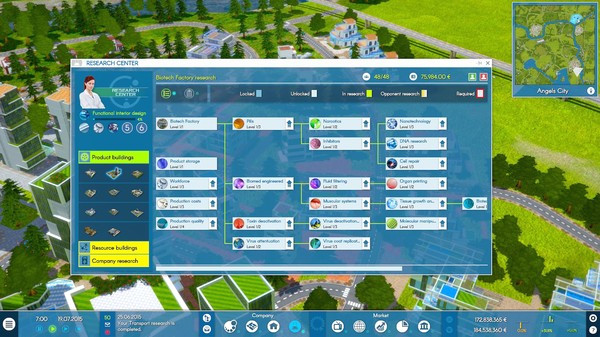Игра Industry Manager: Future Technologies, скриншот