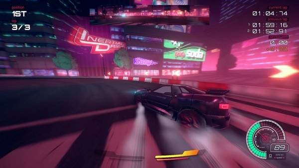 Игра Inertial Drift, скриншот
