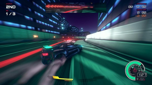 Игра Inertial Drift, скриншот
