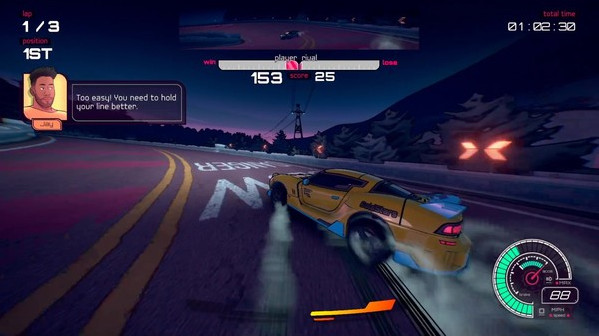 Игра Inertial Drift, скриншот