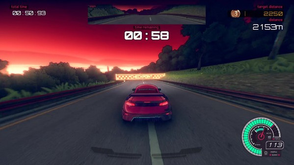 Игра Inertial Drift, скриншот