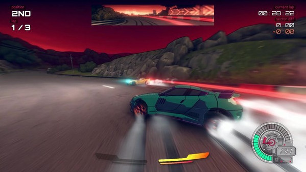 Игра Inertial Drift, скриншот