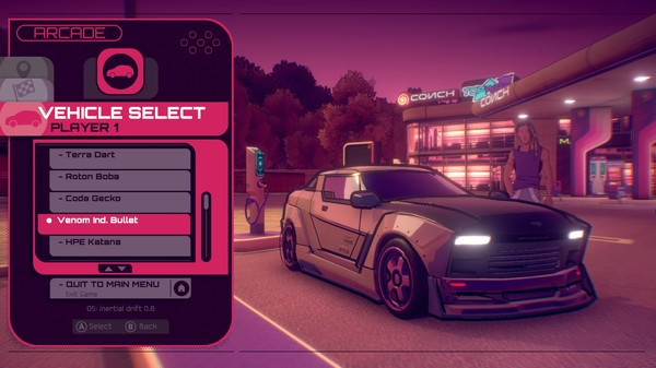 Игра Inertial Drift, скриншот