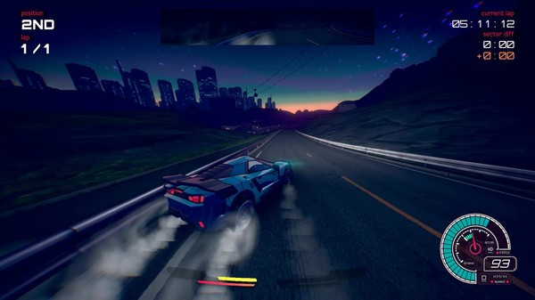 Игра Inertial Drift, скриншот