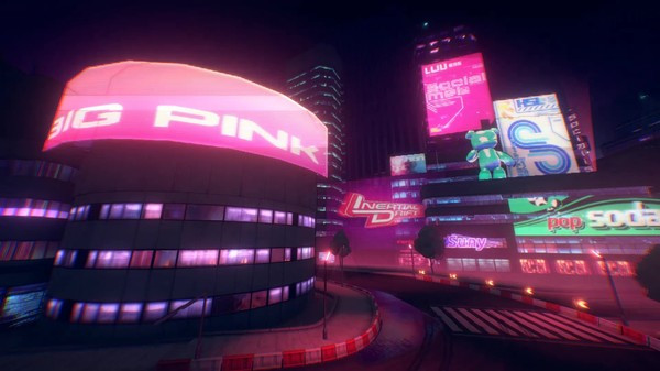 Игра Inertial Drift, скриншот