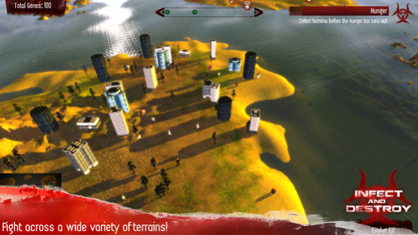 Игра Infect and Destroy, скриншот