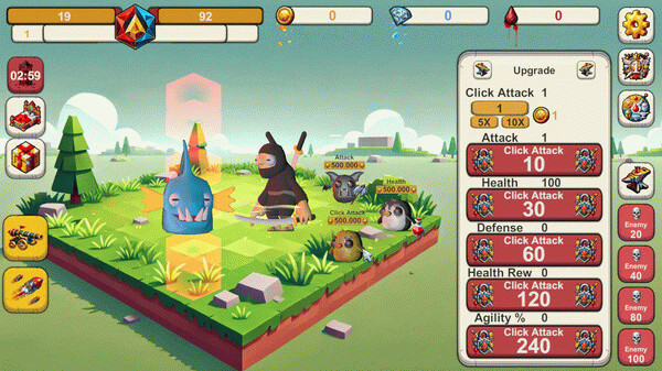 Игра Infinite Idle: Online Clicker RPG, скриншот