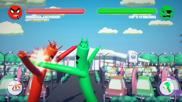 Игра Inflatality, скриншот