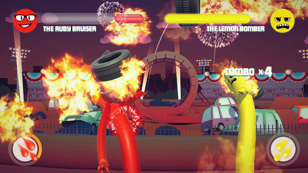 Игра Inflatality, скриншот