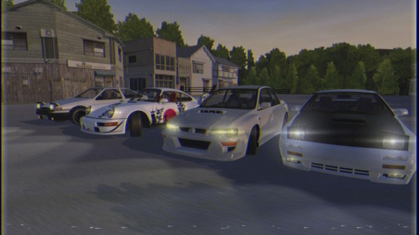 Игра Initial Drift Online, скриншот