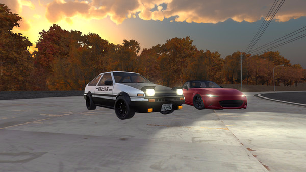 Игра Initial Drift Online, скриншот