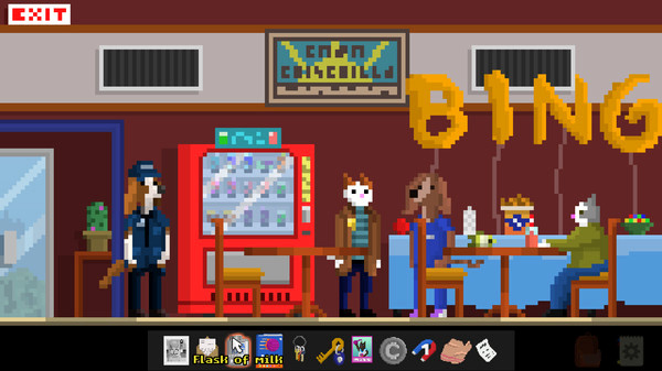 Игра Inspector Waffles, скриншот