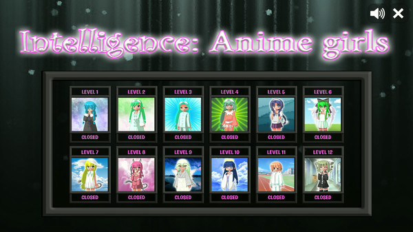 Игра Intelligence: Anime girls, скриншот