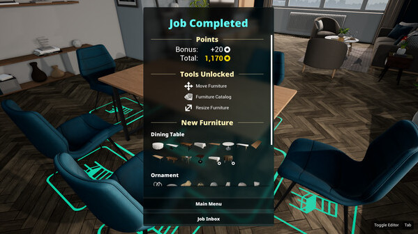 Игра Interior Designer, скриншот