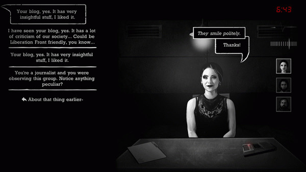 Игра Interrogation: You will be deceived, скриншот