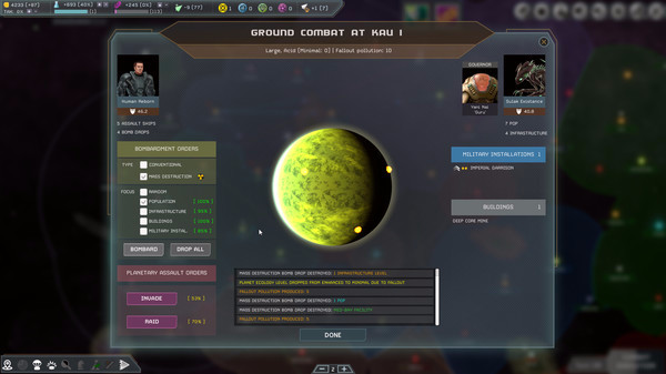 Игра Interstellar Space: Genesis, скриншот