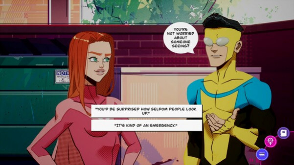 Игра Invincible Presents: Atom Eve, скриншот